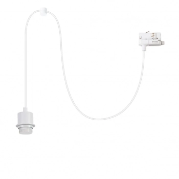 Hang Track lampa wisząca do szynoprzewodu 3F 1XE27 biała ML2281