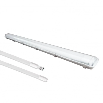Lampa Hermetyczna zestaw IP65 2xT8 120cm LED szara EKH2340 Milagro