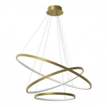 Hoop lampa wisząca 93W LED 4000K złota ML1547 Milagro