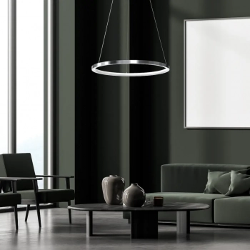 Hoop lampa wisząca 27W LED 4000K chrom ML1549