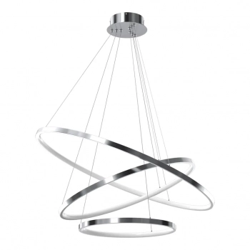 Hoop lampa wisząca 93W LED 4000K chrom ML1551 Milagro