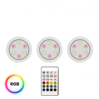 Jojo lampka podszafkowa 0.6W LED 50lm CCT 3000K-6000K, RGB biała EKB1438 Milagro