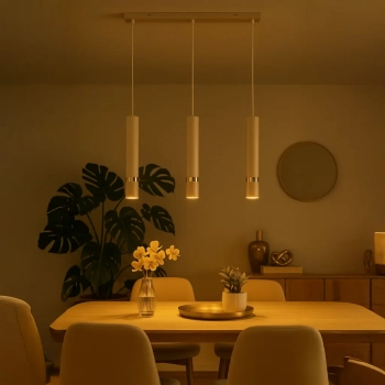 Joker lampa wisząca 3xGU10 kaszmir, złota MLP2332
