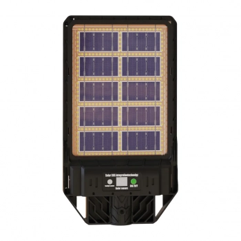 Kers lampa słupowa solarna IP44 50W LED 500lm 6500K czarna EKO0545 Milagro