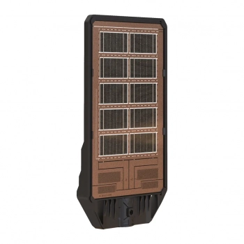 Kers lampa słupowa solarna IP44 50W LED 500lm 6500K czarna EKO0545