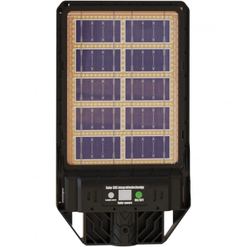 Kers lampa słupowa solarna IP44 50W LED 500lm 6500K czarna EKO0545
