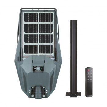 Kers Ii latarnia solarna IP65 300W LED 1200lm 6500K czarna EKO1191