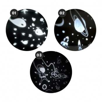 Kosmonauta lampka stołowa 4W LED N/D 3000K, 9800K, światło niebieskie biała ML2262