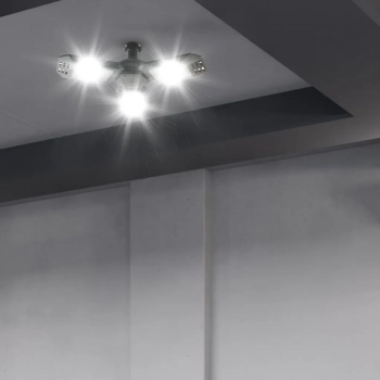 Lampa Warsztatowa 50W LED 4500lm 4000K czarna EK0246