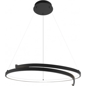 Lorenzo lampa wisząca 35W LED 1500lm 4000K czarna ML1583