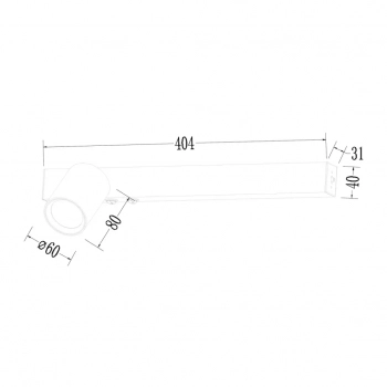 Magnet kinkiet 5W LED 550lm CCT 3000K, 4000K biały ML1129
