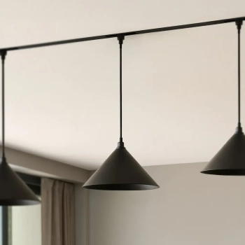 Magnetic Track Pendant Cone do szynoprzewodów magnetycznych 24V 7W LED 420lm 4000K czarny ML2156