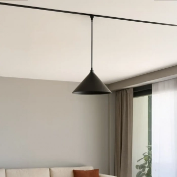 Magnetic Track Pendant Cone do szynoprzewodów magnetycznych 24V 7W LED 420lm 4000K czarny ML2156