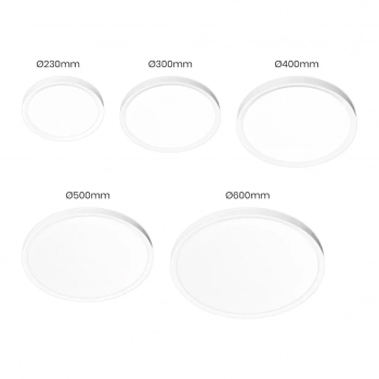 Maq lampa sufitowa IP40 50W LED 5400lm CCT 3000K, 4000K, 6500K biała ML1664