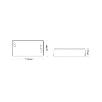 Mi-Light Kontroler biały PS-FUT037S+