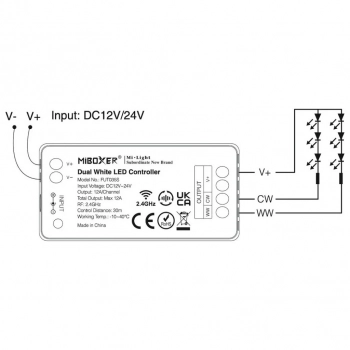 Mi-Light Kontroler Sr2 biały PS-FUT035S+