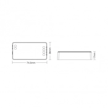 Mi-Light Kontroler Sr2 biały PS-FUT035S+