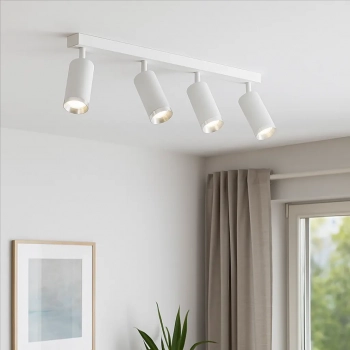 Mica lampa sufitowa 1XGU10 biała ML2101
