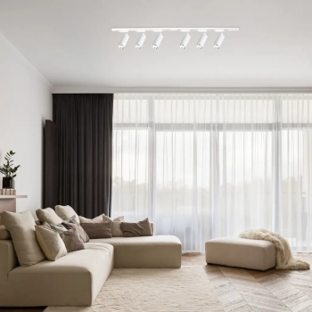 Mica zestaw reflektor szynoprzewod 2m 1XGU10 biały ML2107