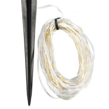 Micro LED girlanda IP44 0.06W LED 2lm 3000K czarna EKO0624