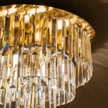 Milano lampa sufitowa 6xE14 złota ML1023