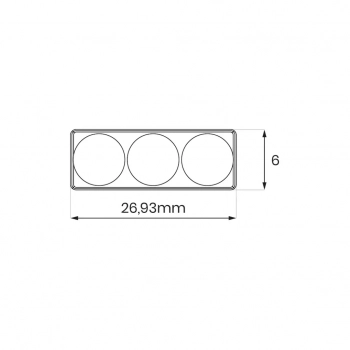 Ssmini3 moduł LED IP67 0.7W LED 70lm 6500K biały EKM0563