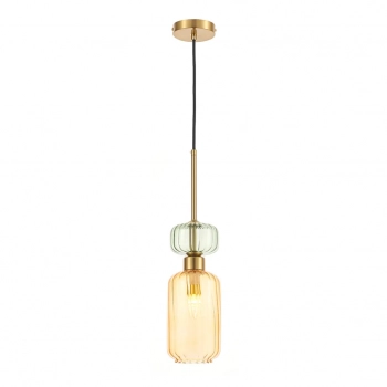 Molly lampa wisząca 1xE14 bursztynowy ML1823