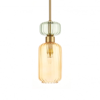 Molly lampa wisząca 1xE14 bursztynowy ML1823