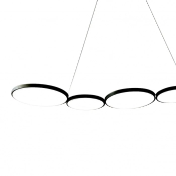 Olympia lampa wisząca 50W LED 3200lm 4000K czarna ML1175