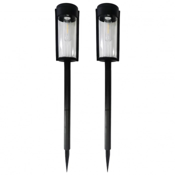 Path lampa solarna stojąca IP44 0.1W LED 5lm 3000K czarna EKO1454