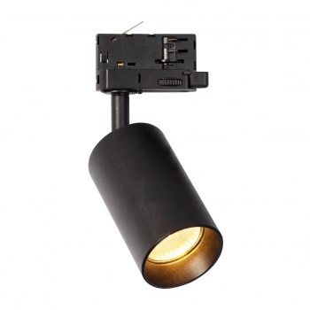 Pipe Track reflektor do szynoprzewodu 3F 1xGU10 czarny ML2062 Milagro