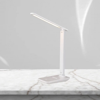 Post lampka biurkowa 5W LED 300lm CCT 3000K-6500K biała ML1631