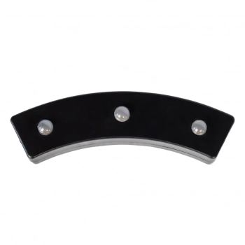 Pot lampa solarna stojąca IP44 0.06W LED 2lm 3000K czarna EKO1449