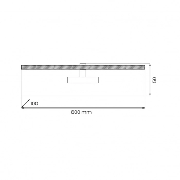 Prado kinkiet 11W LED 880lm 3000K chrom ML1004