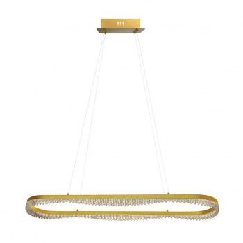 Preciosa lampa wisząca 45W LED 3600lm 4000K złota ML1868 Milagro