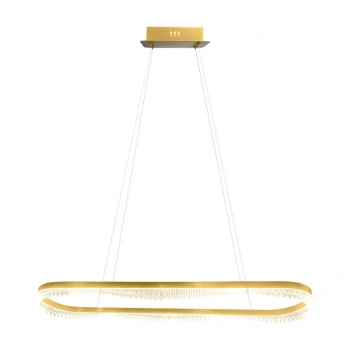 Preciosa lampa wisząca 45W LED 3600lm 4000K złota ML1868