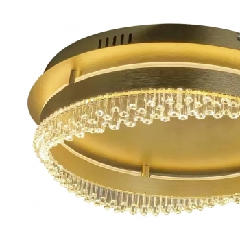 Preciosa lampa sufitowa 36W LED 2880lm 4000K złota ML1893