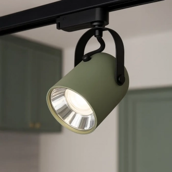 Quber reflektor do szynoprzewodu 1F 1XE27 szałwia ML2272