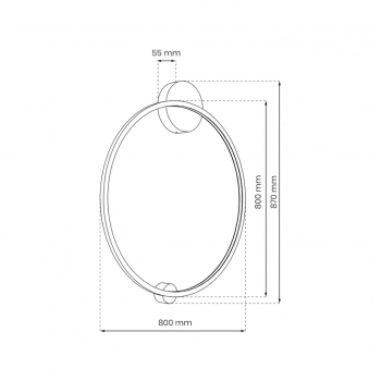 Saturno lampa sufitowa IP44 46W LED 2500lm 4000K złota ML8861