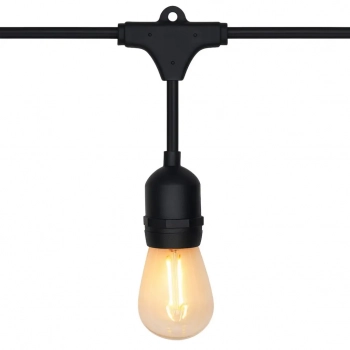 Summer Time girlanda IP44 10xE27 2200lm czarna EKG2291 Milagro