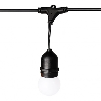 Summer Time girlanda IP44 10xE27 3000lm czarna EKG2292 Milagro