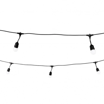 Summer Time girlanda IP44 10xE27 3000lm czarna EKG2292