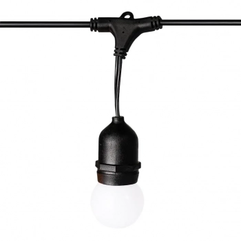 Summer Time girlanda IP44 10xE27 3000lm czarna EKG2292