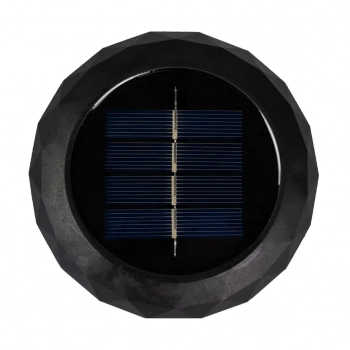 Tom lampa solarna stojąca IP44 0.1W LED RGB czarna EKO1452