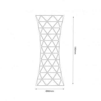 Tower lampka nocna 1W LED 55lm RGBW transparentny ML1290