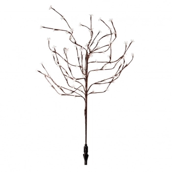 Tree lampa solarna stojąca IP44 0.1W LED 3lm RGB, 3000K czarna EKO1448 Milagro