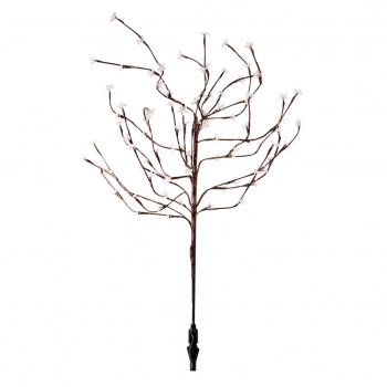 Tree lampa solarna stojąca IP44 0.1W LED 3lm RGB, 3000K czarna EKO1448