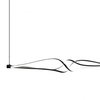 Twister lampa wisząca 56W LED 3700lm 4000K czarna ML1189
