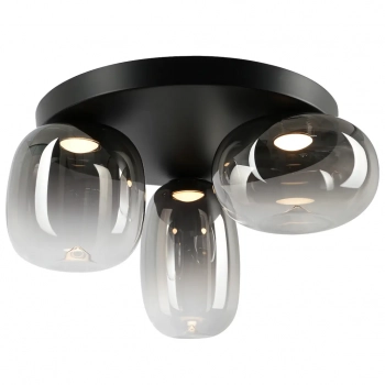 Vaso lampa sufitowa 12W LED 1131lm 3000K czarna ML1412