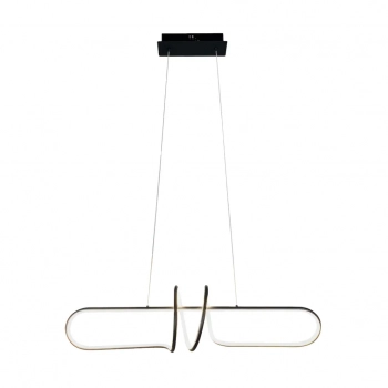 Vertigo lampa wisząca 54W LED 3300lm 4000K czarna ML1576 Milagro